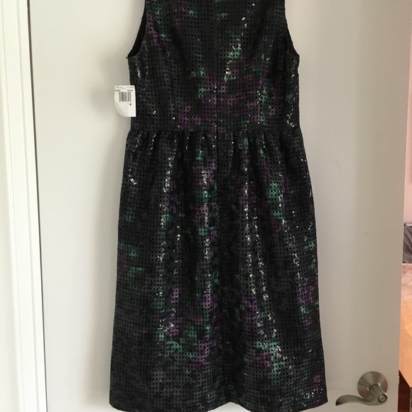NWT Trina Turk black sequin cocktail dress M - Picture 6 of 13